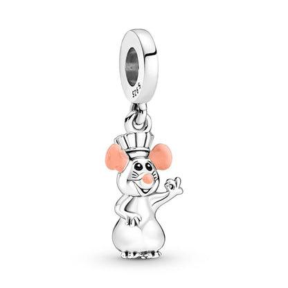 Disney Stitch Marvel Rescuer Korálky Star Charms Wars pro originální Pandora 925 mincovní stříbro náramek náhrdelník pro ženy šperky