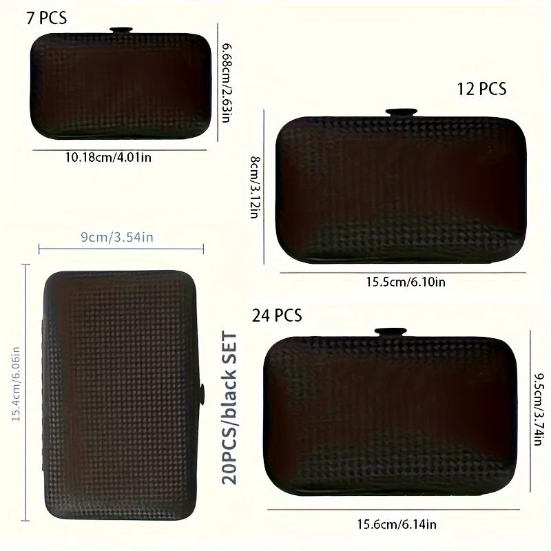 7–24 ks profesionálních kleštiček na nehty – ultra ostré kleštičky na nehty a nehty pro muže a ženy – robustní péče o pedikúru