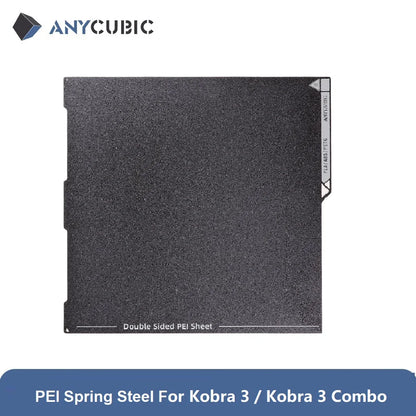 Originální pružinová ocel ANYCUBIC PEI pro Kobra 2 neo/Vyper/KOBRA/Kobra Max/Kobra Plus/Kobra 2/Kobra 3 FDM příslušenství k 3D tiskárně
