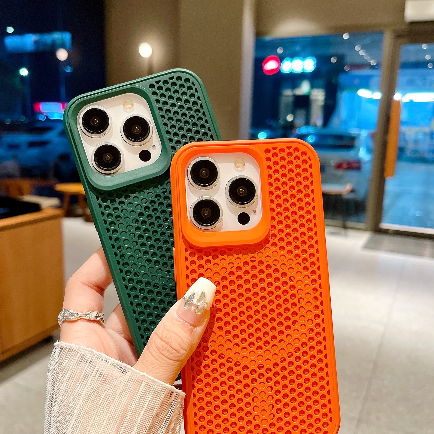 Síťka pro odvod tepla pro Magsafe magnetické bezdrátové nabíjecí pouzdro pro iPhone 16 15 14 Plus 13 12 11 Pro Max Breathable Cover