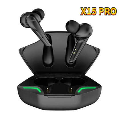 X15 Pro Gaming Wireless bluetooth Headset TWS 5.2 Stereo sluchátka Sluchátka s nízkou latencí Bluetooth s mikrofonem pro iPhone Xiaomi