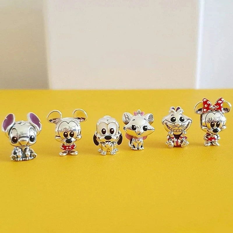 Disney Stitch Marvel Rescuer Korálky Star Charms Wars pro originální Pandora 925 mincovní stříbro náramek náhrdelník pro ženy šperky