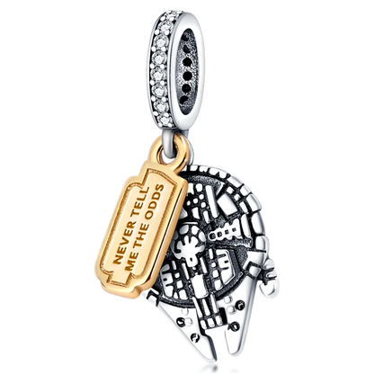 Nové 925 Sterling Silver Módní Dámské korálky s přívěskem Wolf Head Dumbo Vhodné pro náramek Pandora Náhrdelník DIY jemné šperky