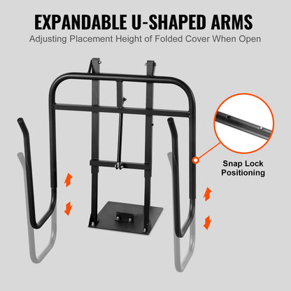 VEVOR Zvedák krytu vířivky Zvedák krytu vířivky, Hydraulická výška 33,1" - 41,3" Šířka 53,1" - 92,5" Nastavitelná instalace zespodu