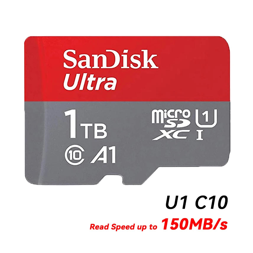Paměťová karta SanDisk Ultra A1 Micro SD V10 C10 U1 32GB 64G 128G 256G 512G 1TB TF Flash karta pro telefon s fotoaparátem Nintendo Switch