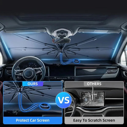 Slunečník do auta Deštník Přední okno do auta Kryt protisluneční clony Kryt na sluneční clonu do auta Kryt na ochranu čelního skla auta Příslušenství