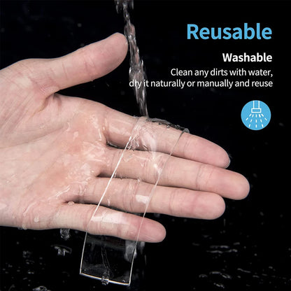 1-10M oboustranná lepicí nano páska Šířka 30 mm Opakovaně použitelná Beze stopy Vodotěsná Ultra pevná páska na zeď Průhledná montážní páska