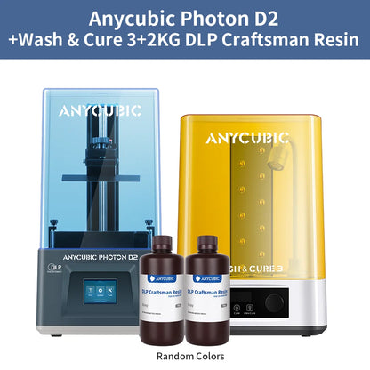 3D tiskárna ANYCUBIC Photon D2 DLP Dvojité algoritmy 3D tisk s ultra vysokým rozlišením Životnost používání 20 000 hodin 5,9 palce