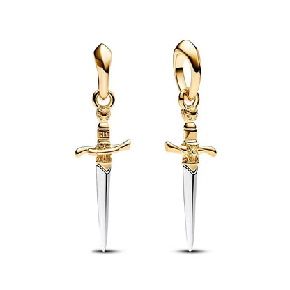 Nové 925 Sterling Silver Módní Dámské korálky s přívěskem Wolf Head Dumbo Vhodné pro náramek Pandora Náhrdelník DIY jemné šperky