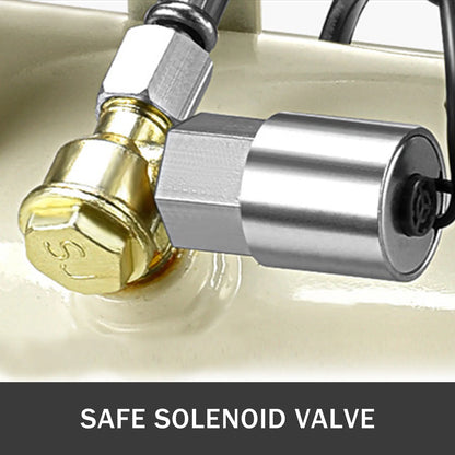 Vzduchový kompresor VEVOR 100 l s dvojitým tlakoměrem, bezpečným elektromagnetickým ventilem 3HP 22 galonů, ultra tichý, tichý, bezolejový vzduchový kompresor