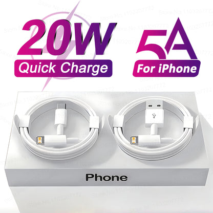 PD 20W kabel pro rychlé nabíjení 1M 2M Pro Apple iPhone 11 13 12 14 Pro Max Plus USB C datové kabely Rychlé nabíjení Příslušenství k telefonu