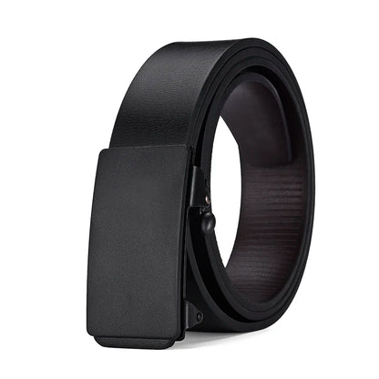 Módní business pánský pásek originální luxusní značkový pásek pásek s automatickou přezkou PU kožený měkký pásek s cargo kalhoty pásek džíny
