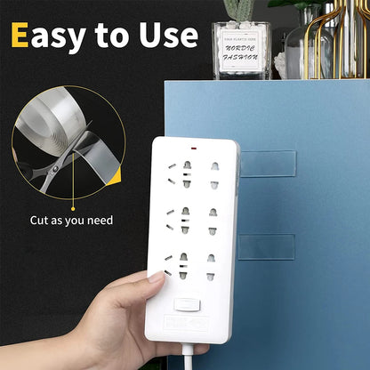 1-10M oboustranná lepicí nano páska Šířka 30 mm Opakovaně použitelná Beze stopy Vodotěsná Ultra pevná páska na zeď Průhledná montážní páska