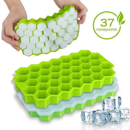 1ks Honeycomb 37 mřížkový tác na kostky bez víka DIY forma na led