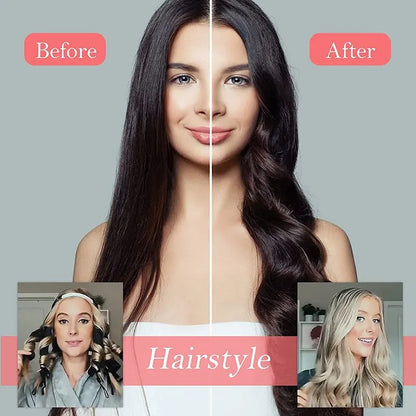 Kulma na vlasy Lazy Hair Natáčky Natáčky na vlasy bez tepla Kulma na vlasy Čelenka Natáčky Hedvábná stuha Spící Měkké tvarovače vln Bez tepelných vln Stuha