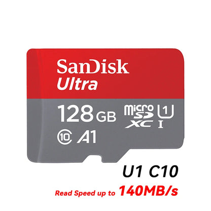 Paměťová karta SanDisk Ultra A1 Micro SD V10 C10 U1 32GB 64G 128G 256G 512G 1TB TF Flash karta pro telefon s fotoaparátem Nintendo Switch