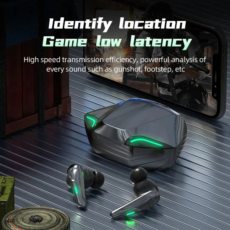 X15 Pro Gaming Wireless bluetooth Headset TWS 5.2 Stereo sluchátka Sluchátka s nízkou latencí Bluetooth s mikrofonem pro iPhone Xiaomi