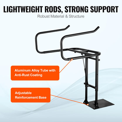 VEVOR Zvedák krytu vířivky Zvedák krytu vířivky, Hydraulická výška 33,1" - 41,3" Šířka 53,1" - 92,5" Nastavitelná instalace zespodu