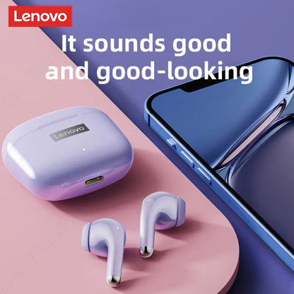 Sluchátka Lenovo LP40 Pro Bluetooth 5.3 Bezdrátová sportovní sluchátka Vodotěsná sluchátka s mikrofonem a dotykovým ovládáním TWS Headset