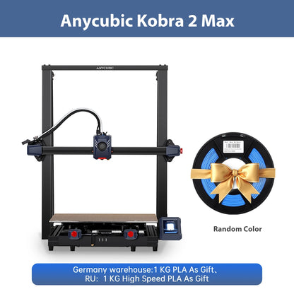 ANYCUBIC KOBRA 2 Max velkoformátová FDM 3D velikost sestavení tiskárny 500*420*420mm s 500mm/s Maximální rychlost tisku Automatické vyrovnávání