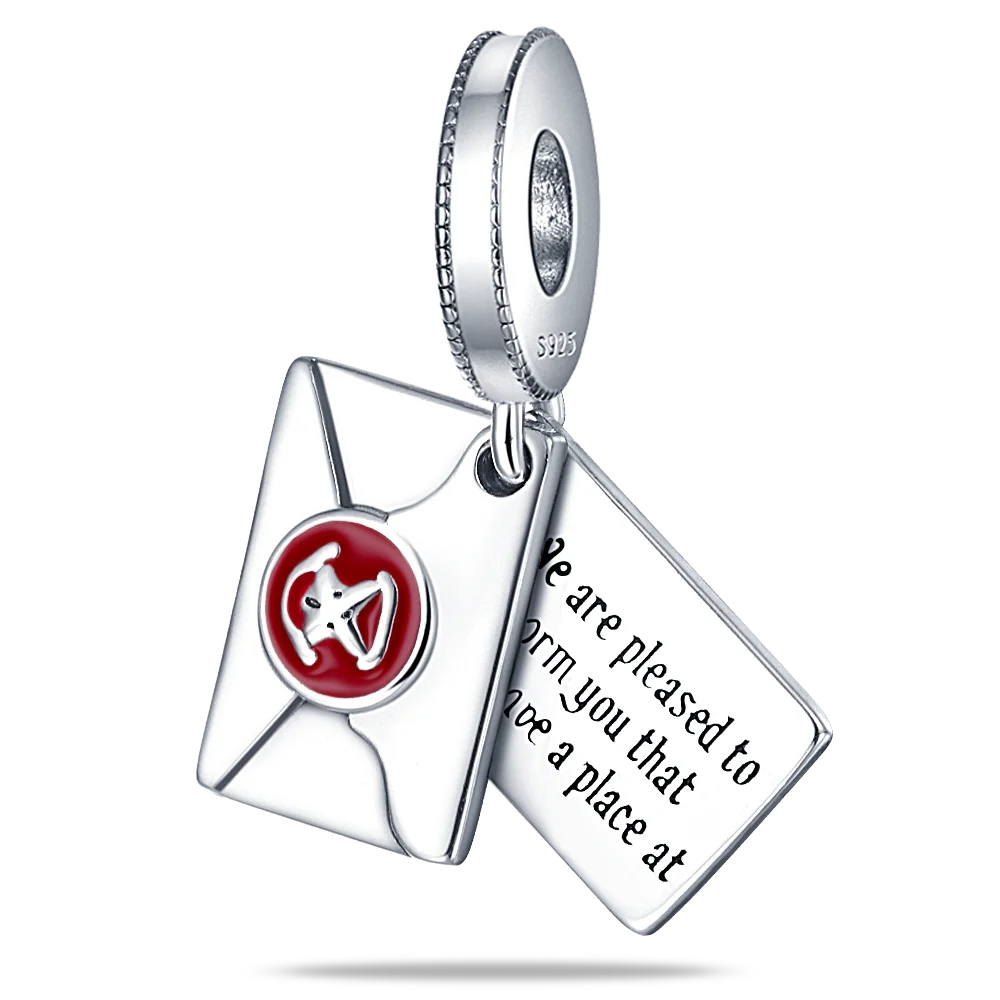 Nové 925 Sterling Silver Módní Dámské korálky s přívěskem Wolf Head Dumbo Vhodné pro náramek Pandora Náhrdelník DIY jemné šperky