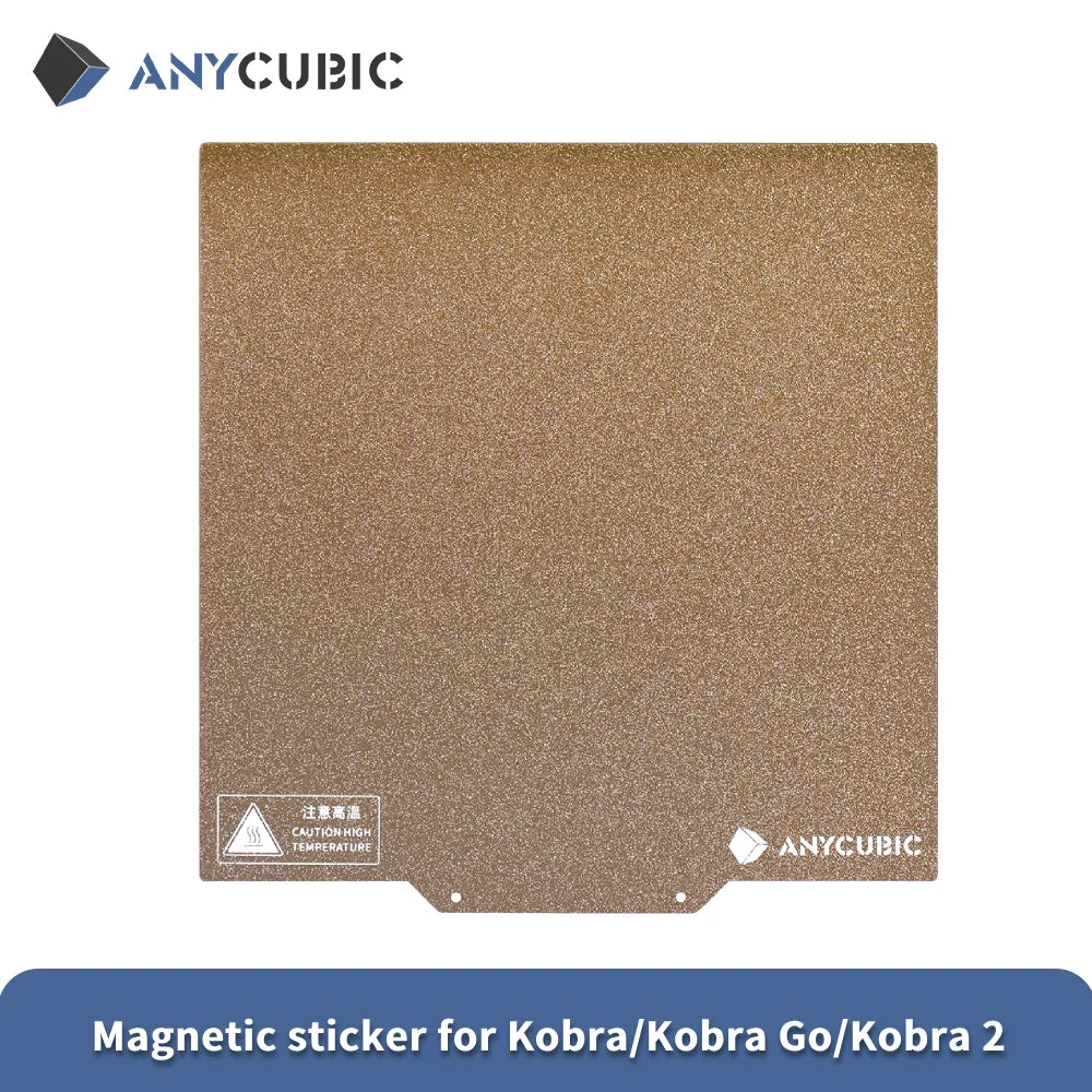 Originální pružinová ocel ANYCUBIC PEI pro Kobra 2 neo/Vyper/KOBRA/Kobra Max/Kobra Plus/Kobra 2/Kobra 3 FDM příslušenství k 3D tiskárně