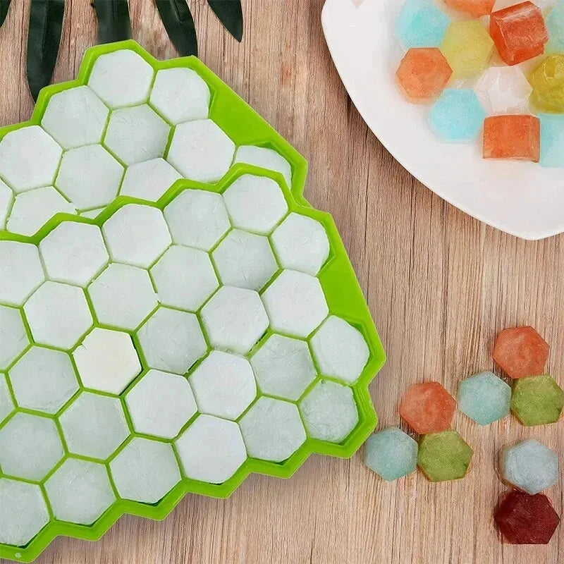 1ks Honeycomb 37 mřížkový tác na kostky bez víka DIY forma na led