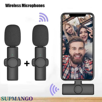 X11 Profesionální bezdrátový klopový mikrofon pro iPhone iPad Laptop Android Živé hry Video Nahrávání Rozhovor Business Mic