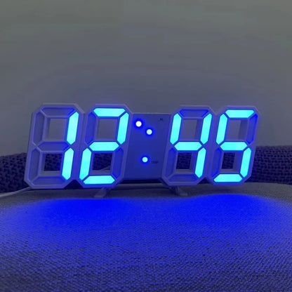 3D mini hodiny LED digitální nástěnné hodiny Stolní hodiny Elektronický budík Nástěnné hodiny do obývacího pokoje Kuchyňský časovač pro kutily