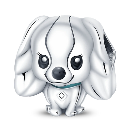 Nové 925 Sterling Silver Módní Dámské korálky s přívěskem Wolf Head Dumbo Vhodné pro náramek Pandora Náhrdelník DIY jemné šperky