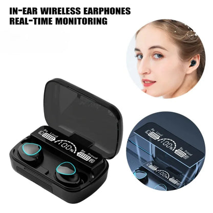 Originální sluchátka M10 Bluetooth Bezdrátová sluchátka Sportovní stereo sluchátka s potlačením hluku Mikrofon Reproduktor Caixa De Som Gamer