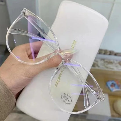 Nové velké obroučky brýlí na čtení s antimodrým světlem Svěží a jednoduchý styl