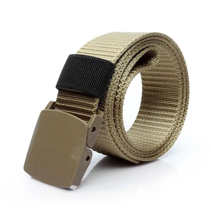 Automatická přezka Nylonový armádní taktický pásek Muži Ženy Vojenský pás Plátěné pásy Cummerbunds Vysoce kvalitní pásek pro přepravu