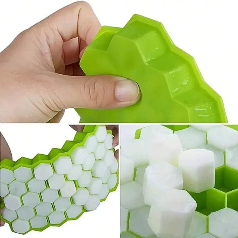 1ks Honeycomb 37 mřížkový tác na kostky bez víka DIY forma na led