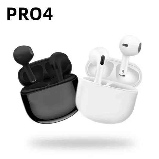 Pro4 TWS Bluetooth sluchátka 9D stereo bezdrátová sluchátka HiFi sluchátka do uší sluchátka handsfree s mikrofonem pro Xiaomi iPhone