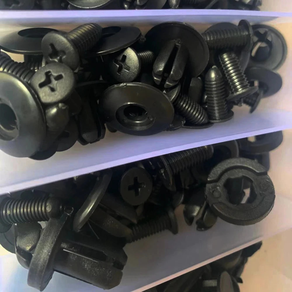 Sada svorek pro automatické upevnění Nýtovací svorky blatníku 30 Přítlačný a přidržovací kolík karoserie nářadí Nýt obložení dveří nárazníku a příchytky příchytek panelu