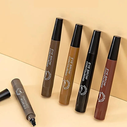 4bodová tužka na obočí Voděodolná tužka na obočí Vodotěsná tužka na obočí Přírodní make-up Dlouhotrvající make-up Módní tužka na obočí