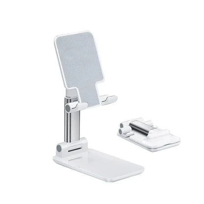 Skládací stojan na telefon Nastavitelný úhel a výška se silikonovou podložkou Vhodné pro stolní počítač Plně skládací stojan na telefon Kompatibilní