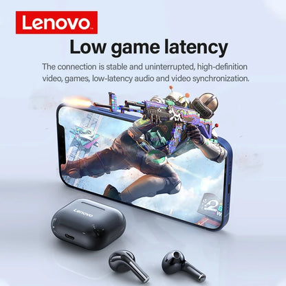 Originální sluchátka Lenovo lp40 Bluetooth 5.0 s pohlcujícím zvukem HIFI TWS s dotykovým ovládáním mikrofonu pro pohyb v dlouhém pohotovostním režimu