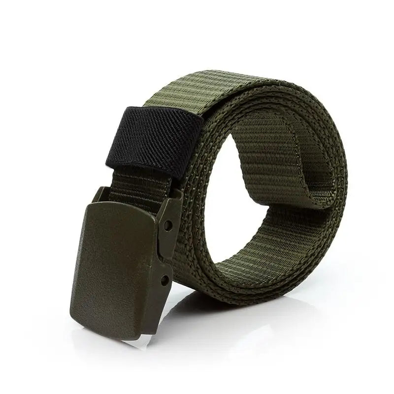 Automatická přezka Nylonový armádní taktický pásek Muži Ženy Vojenský pás Plátěné pásy Cummerbunds Vysoce kvalitní pásek pro přepravu