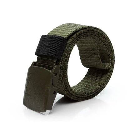 Automatická přezka Nylonový armádní taktický pásek Muži Ženy Vojenský pás Plátěné pásy Cummerbunds Vysoce kvalitní pásek pro přepravu