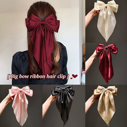 1/2/8ks Big Bow Ribbon Vlásenka pro ženy