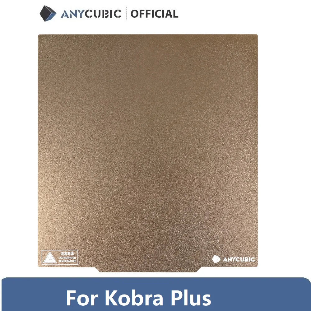 Originální pružinová ocel ANYCUBIC PEI pro Kobra 2 neo/Vyper/KOBRA/Kobra Max/Kobra Plus/Kobra 2/Kobra 3 FDM příslušenství k 3D tiskárně