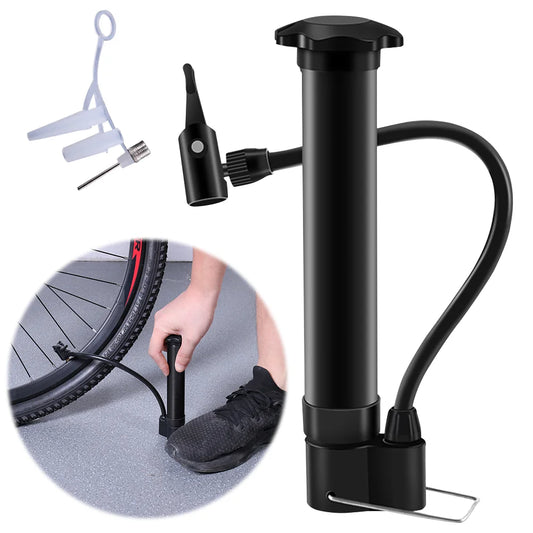 Přenosná cyklistická pumpa Schrader Valve 80PSI Lehká balónová manuální vzduchová pumpa MTB hustilka pneumatik pro silniční kolo Cyklistické příslušenství