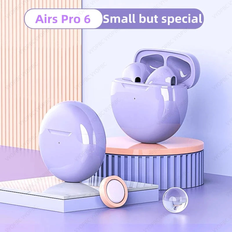 NOVÁ originální bezdrátová sluchátka Air Pro 6 TWS Fone Bluetooth sluchátka Mikropodložky do uší Sluchátka do uší Sportovní sluchátka do uší pro Xiaomi