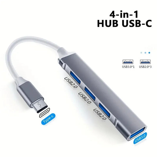 USB HUB 3.0 Extender 4portový splitter adaptér OTG Dokovací stanice pro telefon Macbook Pro 13 15 Air PC Laptop Computer Hub
