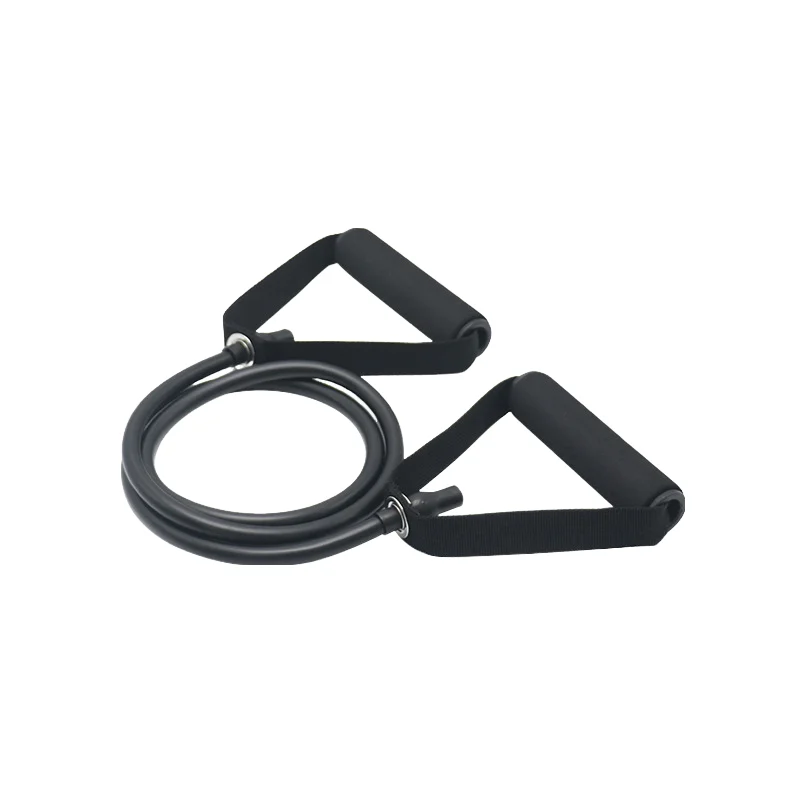 Posilovací gumy s rukojetí Cvičení Cvičení pro muže Ženy Posilovací zařízení doma 5 úrovní Tube Band Stahovací lano