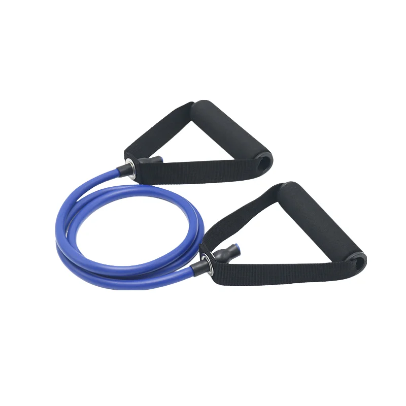 Posilovací gumy s rukojetí Cvičení Cvičení pro muže Ženy Posilovací zařízení doma 5 úrovní Tube Band Stahovací lano