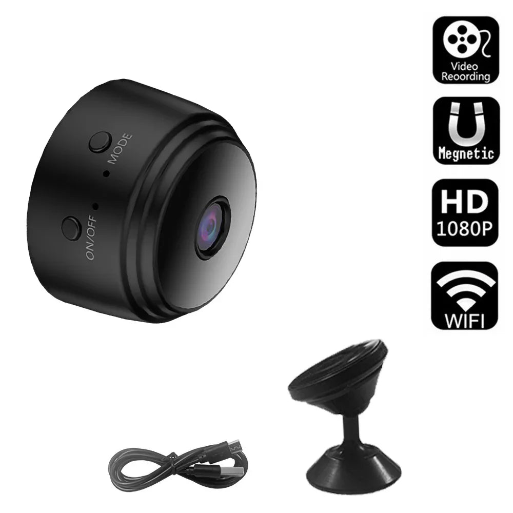 A9 Mini kamera HD 720P inteligentní domácí zabezpečení IP WiFi kamerový monitor Mobilní vzdálená kamera Mobilní vzdálená aplikace