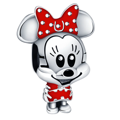 Nové 925 Sterling Silver Módní Dámské korálky s přívěskem Wolf Head Dumbo Vhodné pro náramek Pandora Náhrdelník DIY jemné šperky